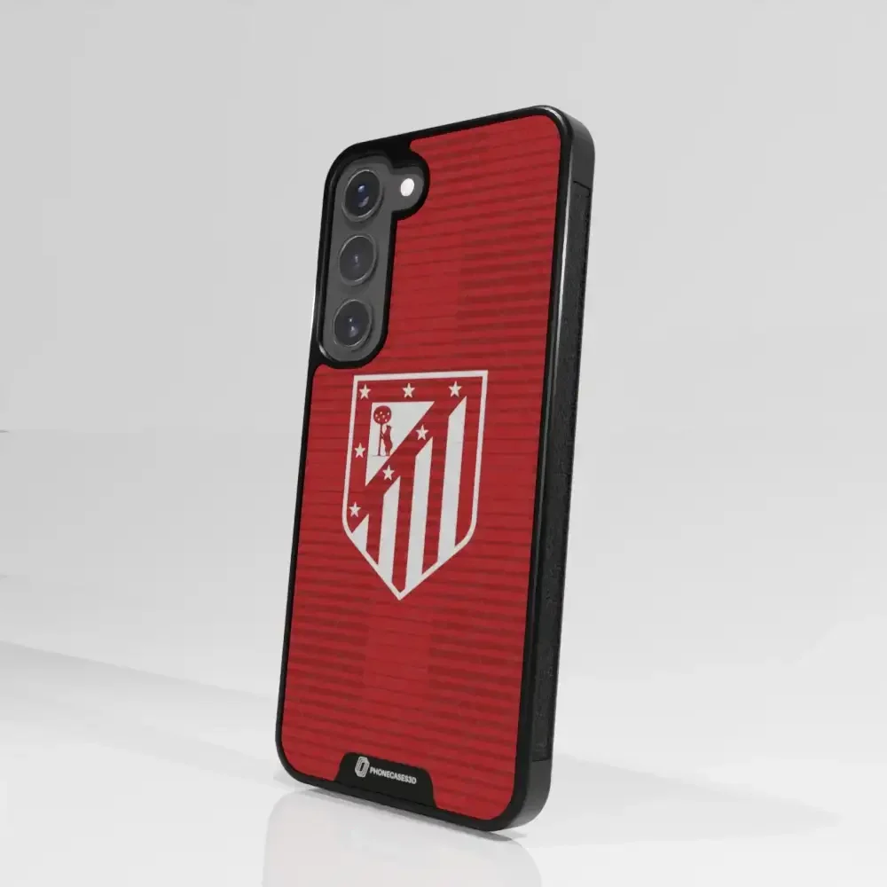 Atletico Madrid Official 3D Phone Case Crest Red - Image 101