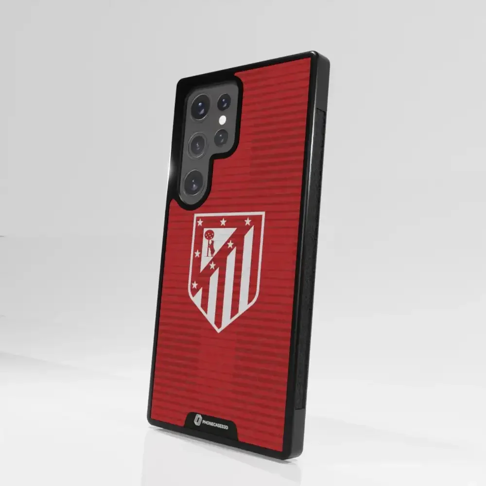 Atletico Madrid Official 3D Phone Case Crest Red - Image 109