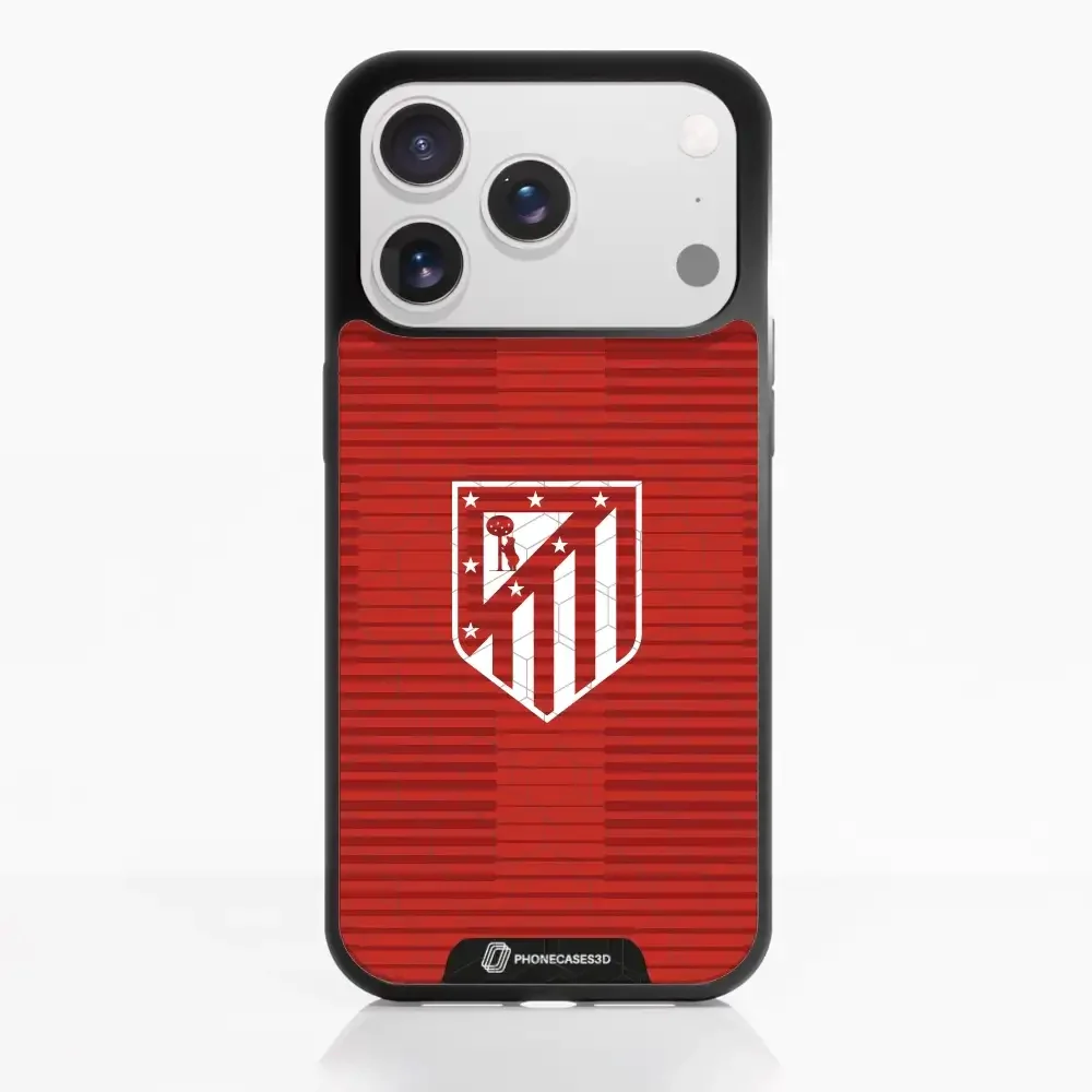 Atletico Madrid Official 3D Phone Case Crest Red - Image 113