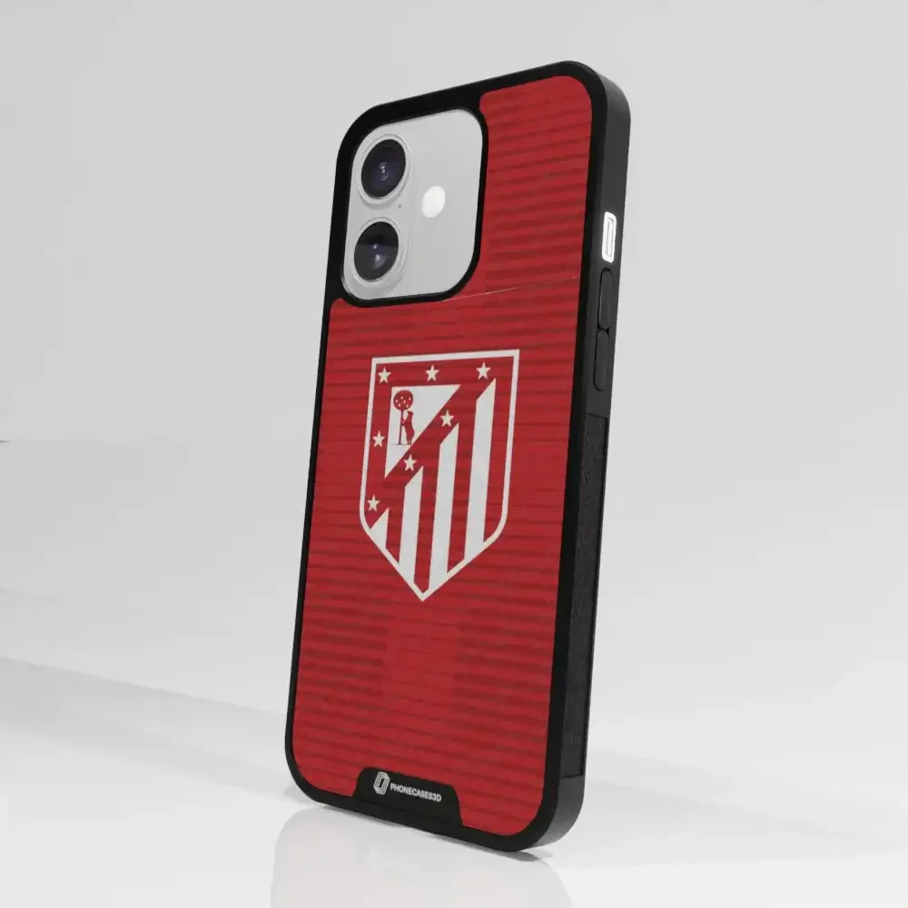 Atletico Madrid Official 3D Phone Case Crest Red - Image 115