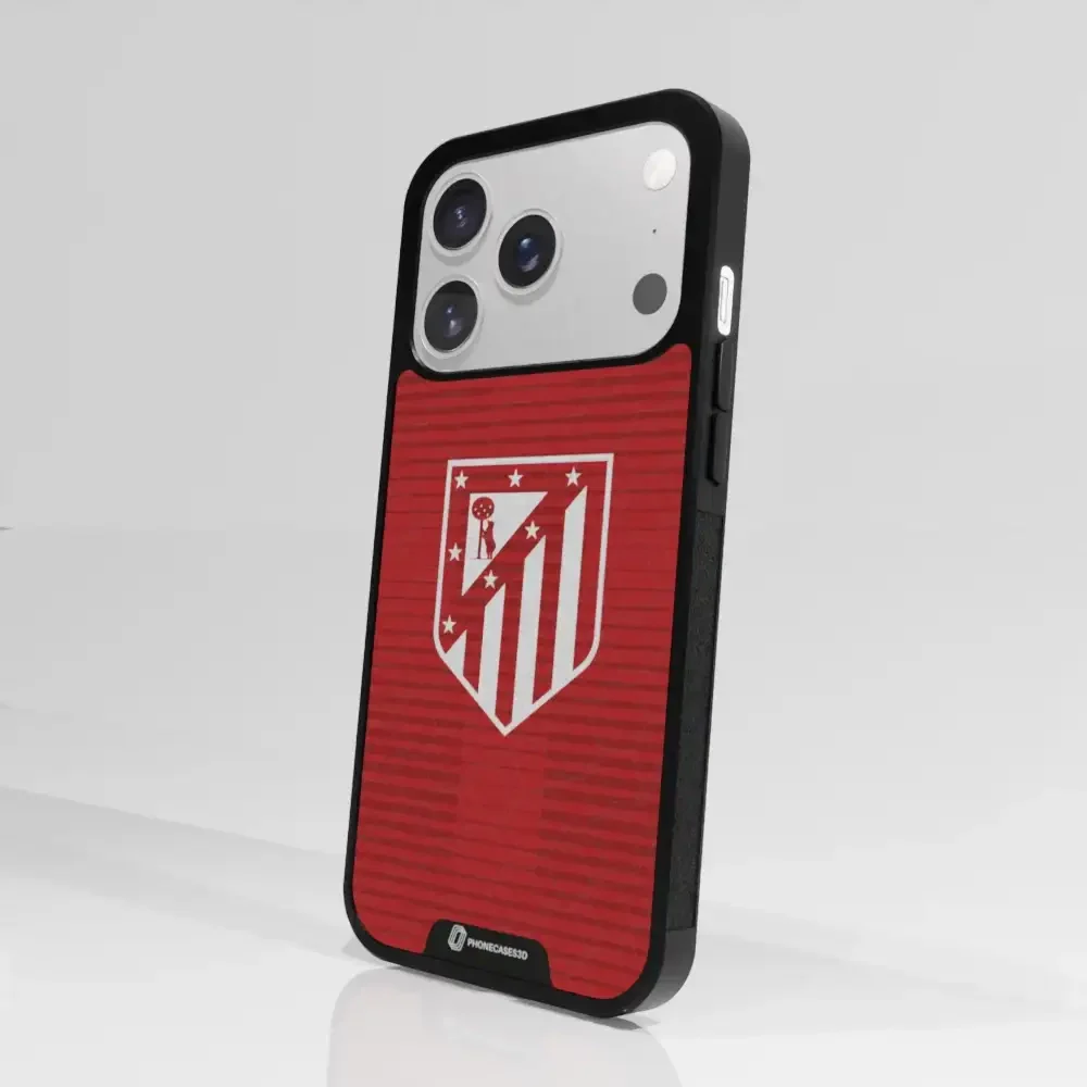 Atletico Madrid Official 3D Phone Case Crest Red - Image 118