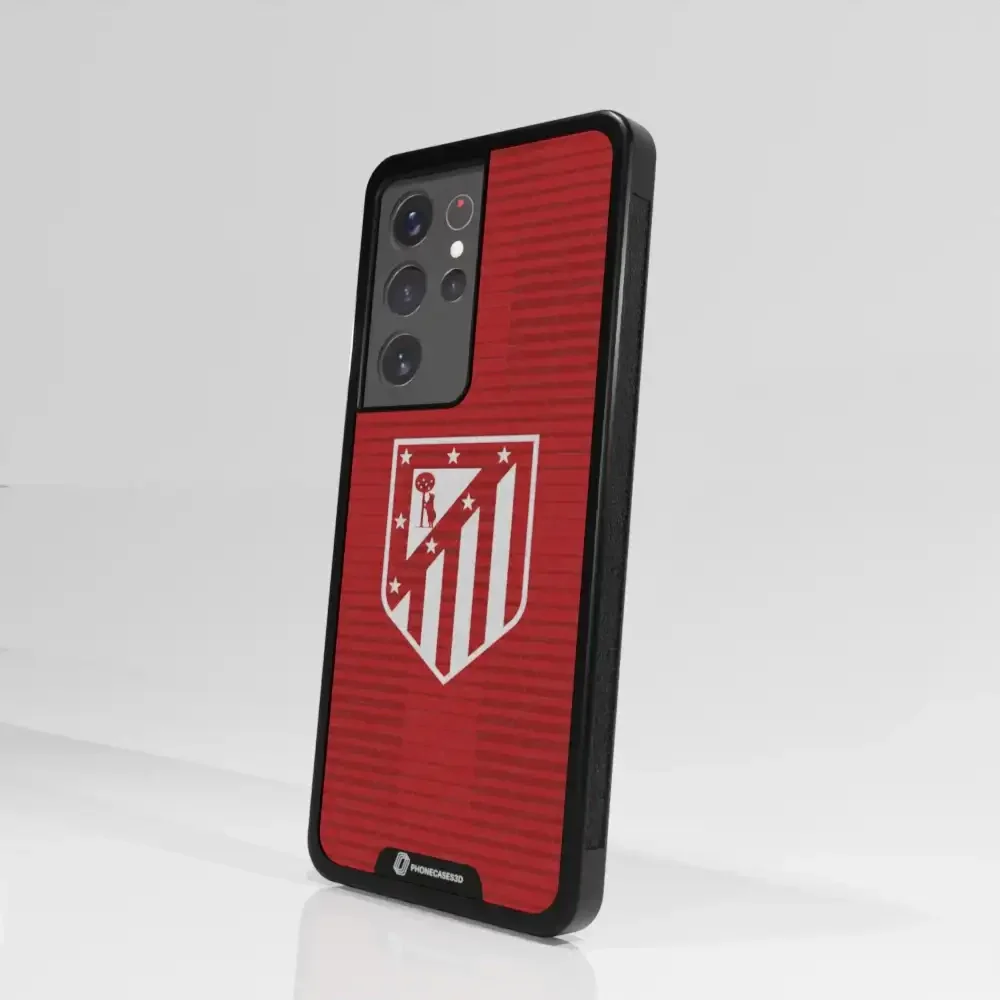 Atletico Madrid Official 3D Phone Case Crest Red - Image 119