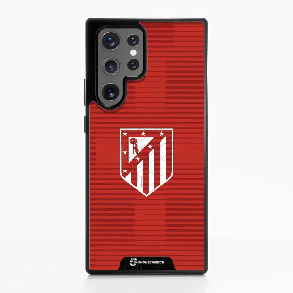 Atletico Madrid Official 3D Phone Case Crest Red - Image 53