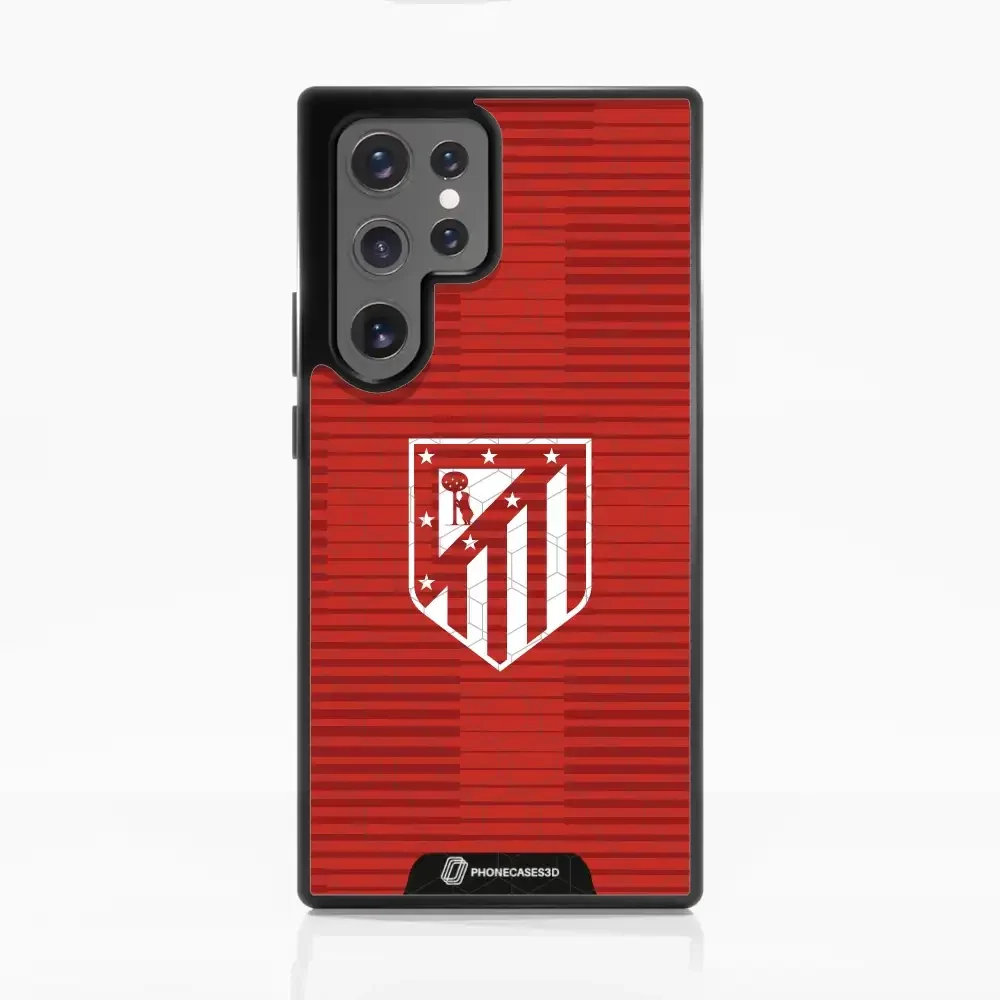 Atletico Madrid Official 3D Phone Case Crest Red - Image 59
