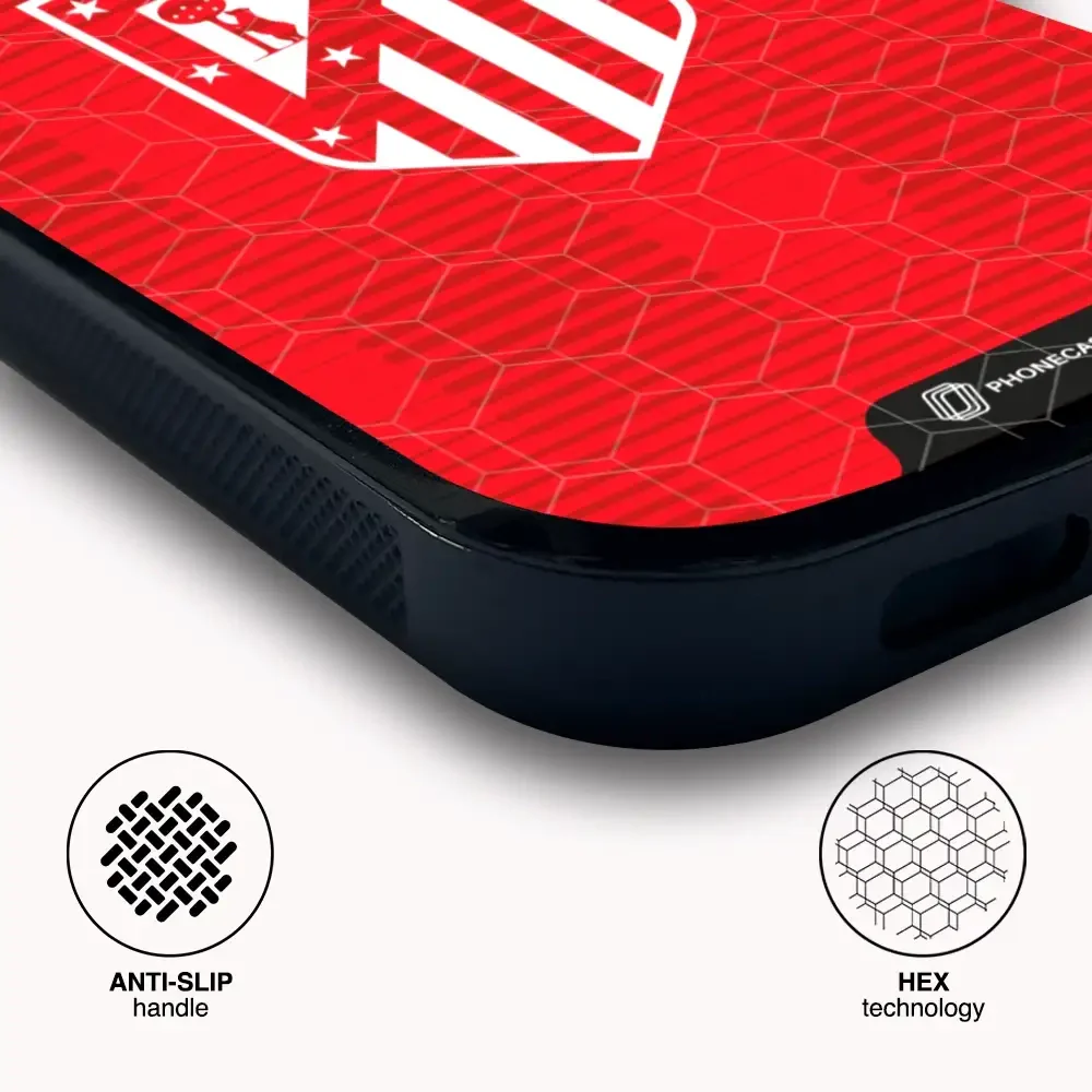 Atletico Madrid Official 3D Phone Case Crest Red - Image 70