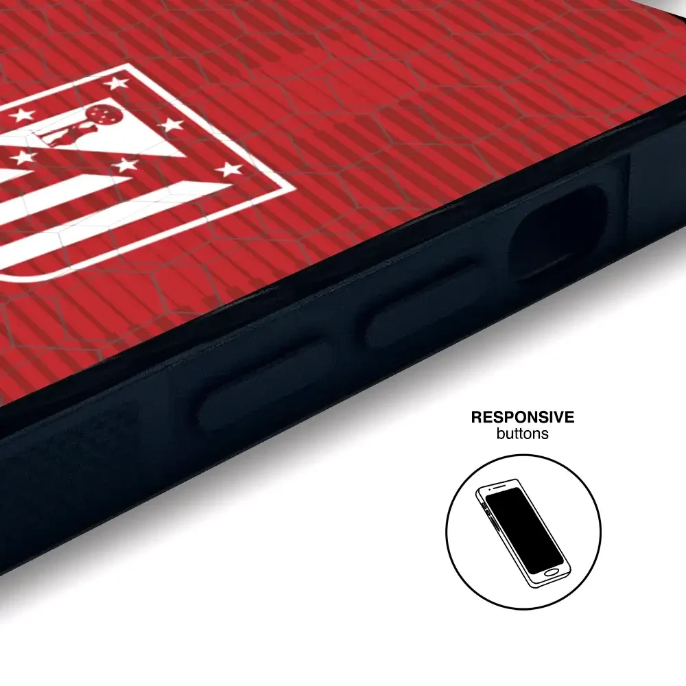 Atletico Madrid Official 3D Phone Case Crest Red - Image 71