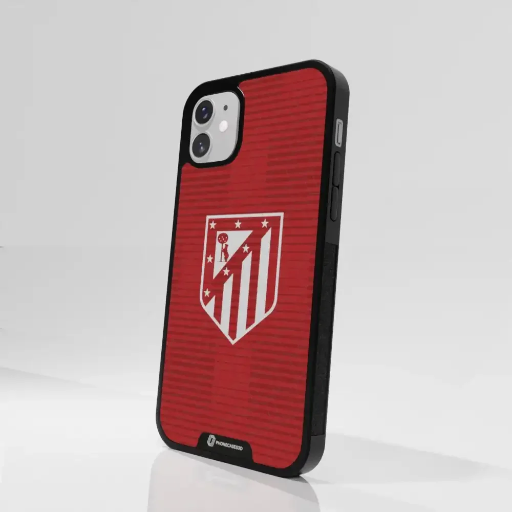 Atletico Madrid Official 3D Phone Case Crest Red - Image 72