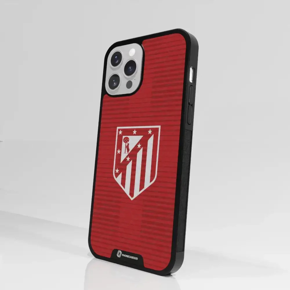 Atletico Madrid Official 3D Phone Case Crest Red - Image 78