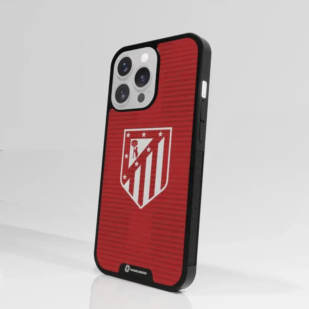 Atletico Madrid Official 3D Phone Case Crest Red - Image 81