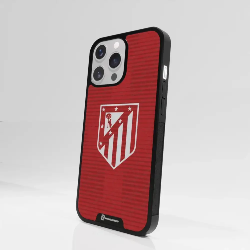 Atletico Madrid Official 3D Phone Case Crest Red - Image 85