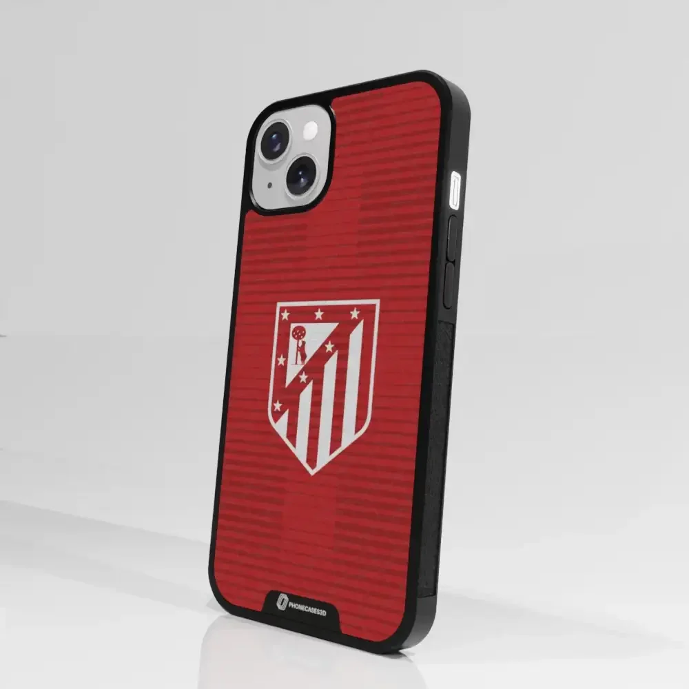 Atletico Madrid Official 3D Phone Case Crest Red - Image 88