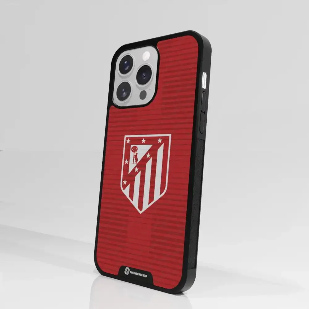 Atletico Madrid Official 3D Phone Case Crest Red - Image 90
