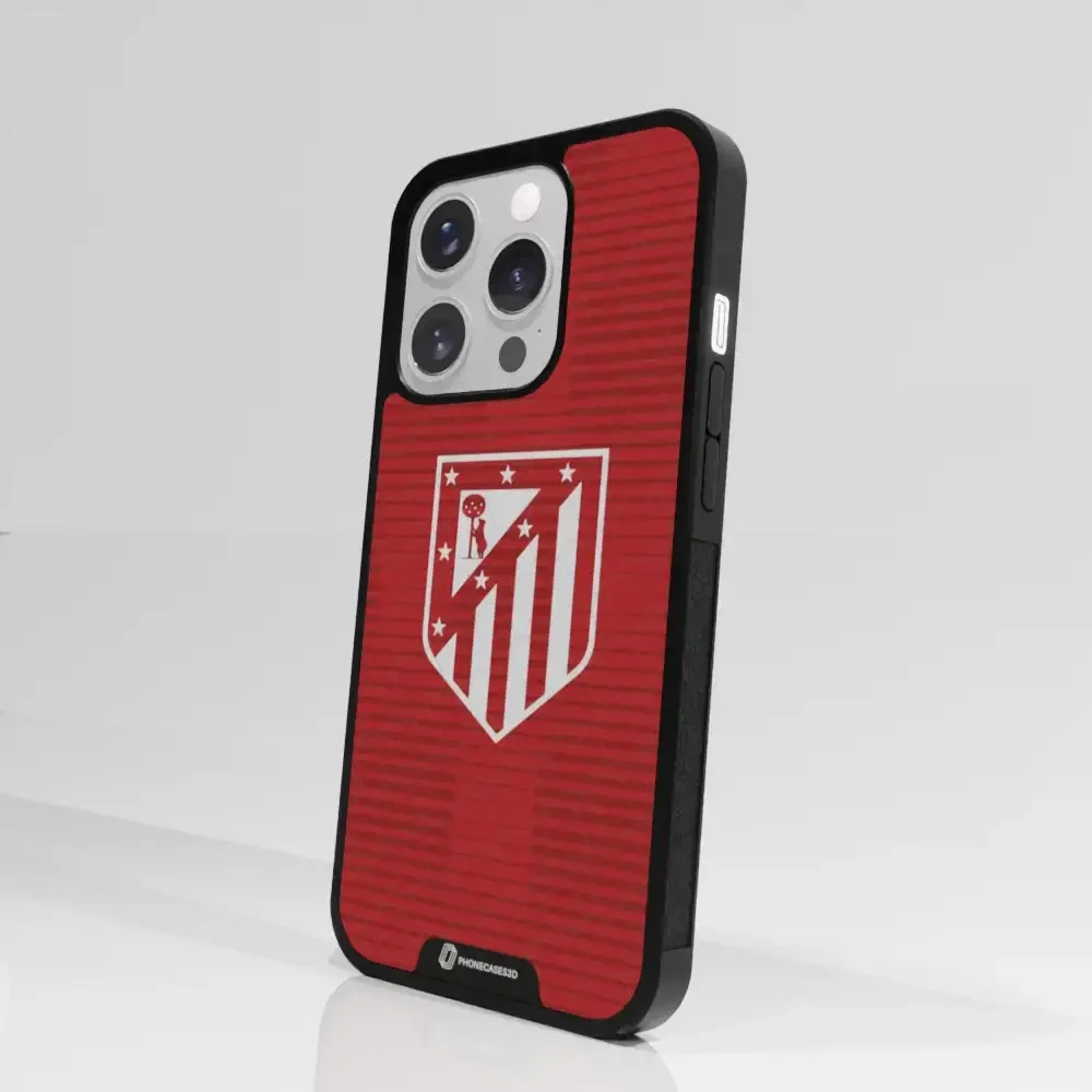 Atletico Madrid Official 3D Phone Case Crest Red - Image 94