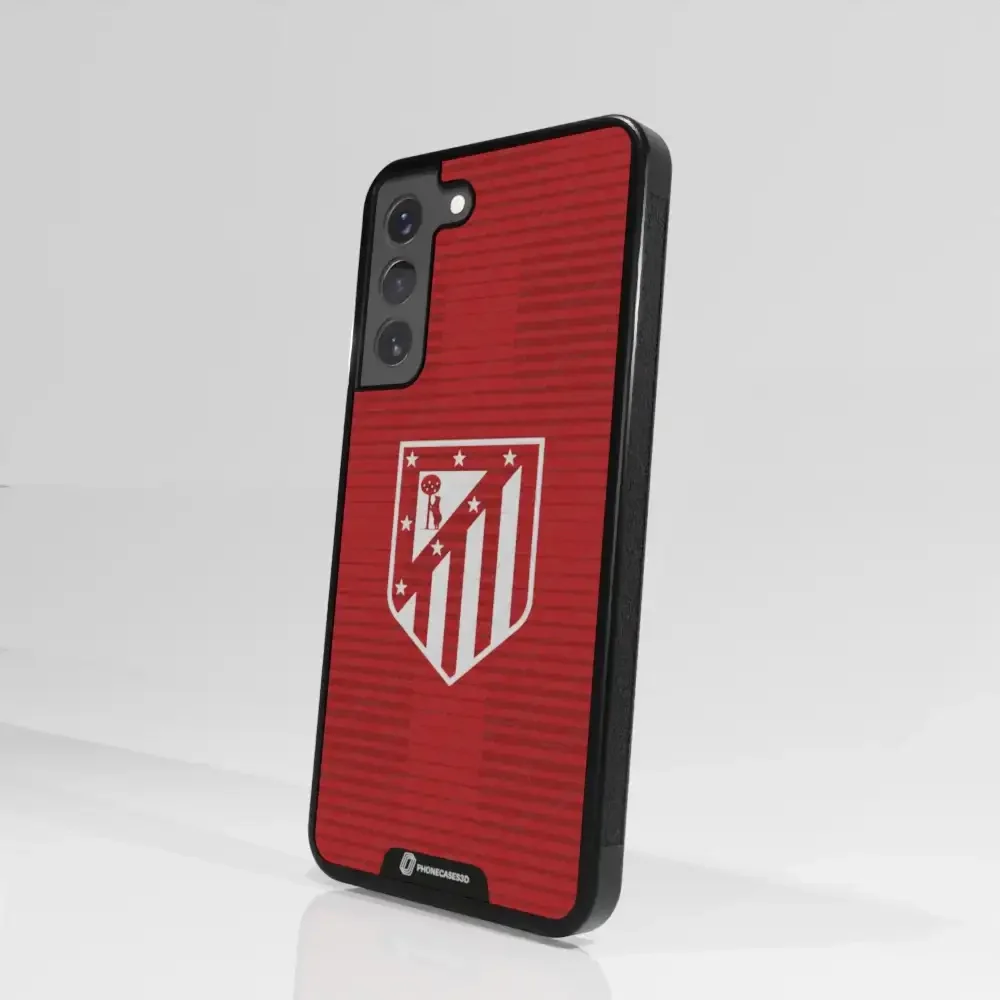 Atletico Madrid Official 3D Phone Case Crest Red - Image 99