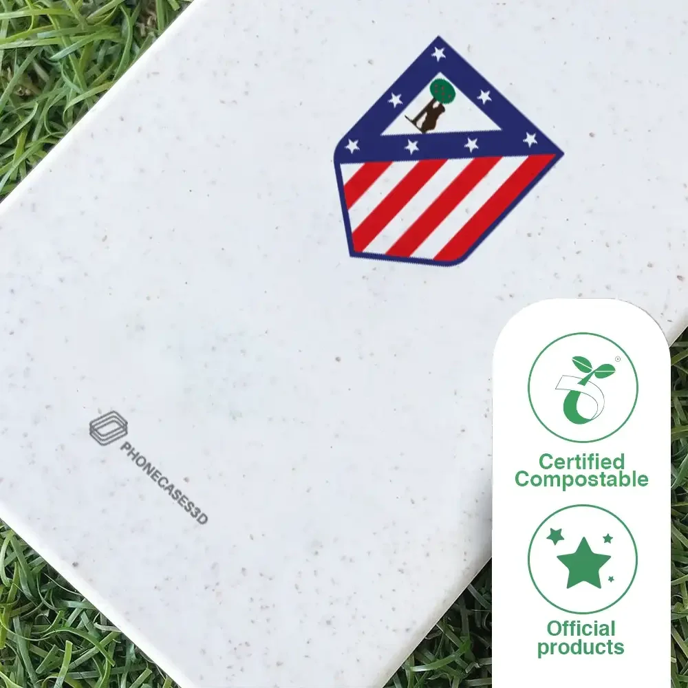 Atletico Madrid Official Compostable Phone Case Crest Standard - Image 82