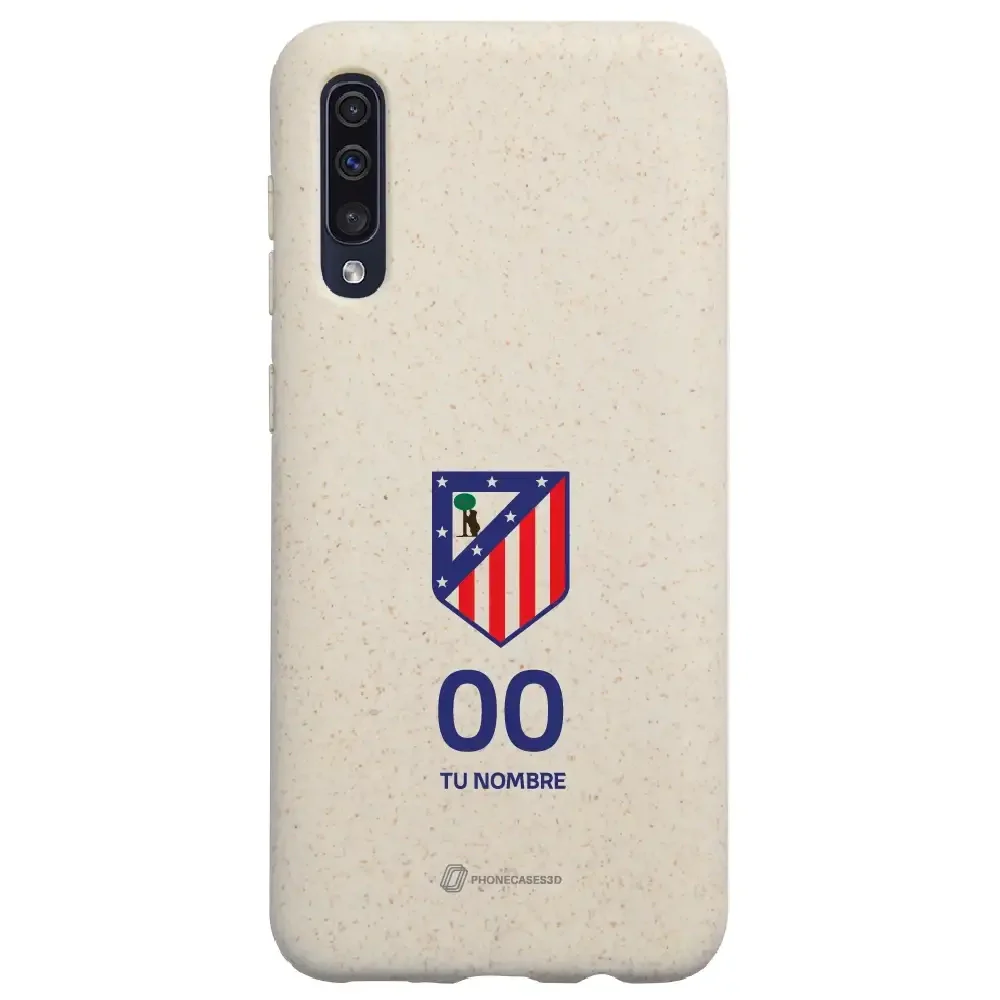 Atletico Madrid Official Compostable Phone Case Crest Standard  + Name and Number - Image 40