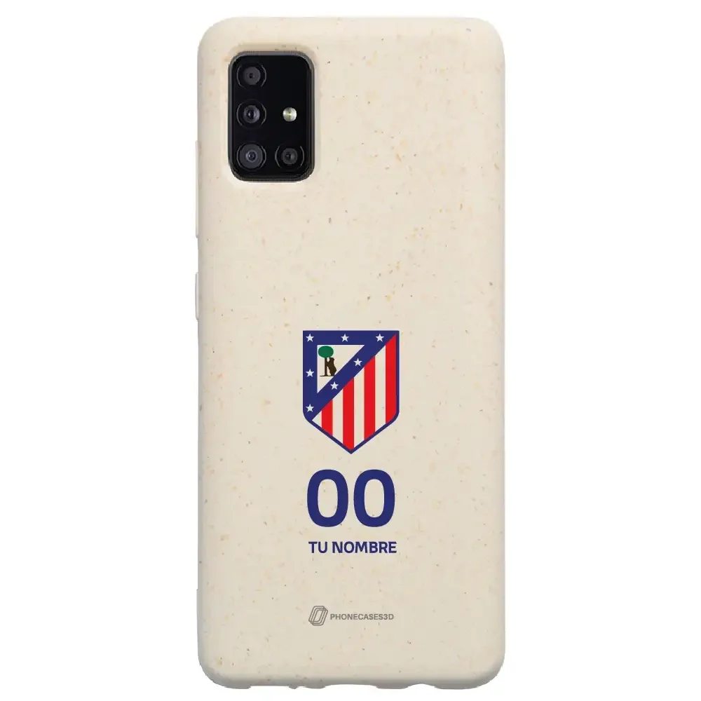 Atletico Madrid Official Compostable Phone Case Crest Standard  + Name and Number - Image 41