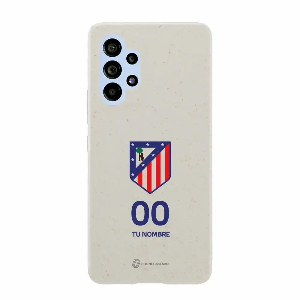 Atletico Madrid Official Compostable Phone Case Crest Standard  + Name and Number - Image 43