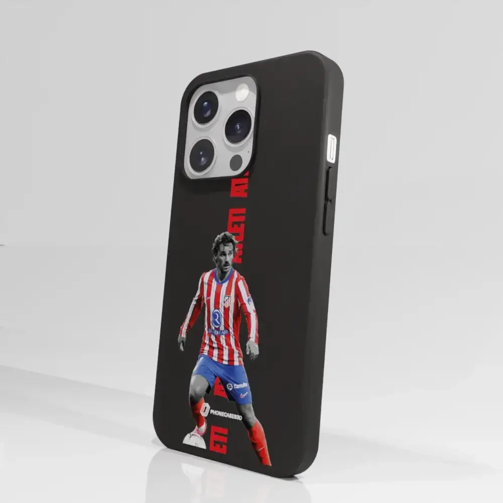 Atletico Madrid Official Compostable Phone Case Design 22 - Image 60