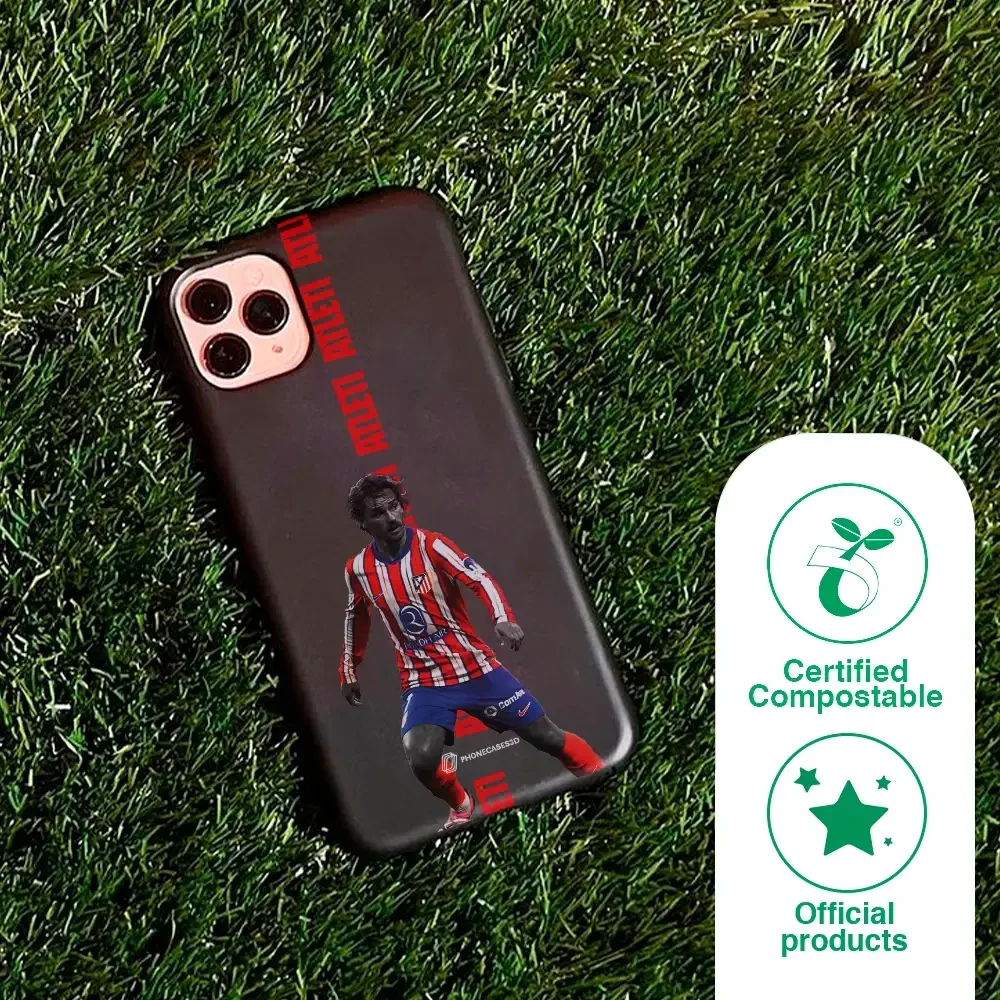 Atletico Madrid Official Compostable Phone Case Design 22 - Image 82