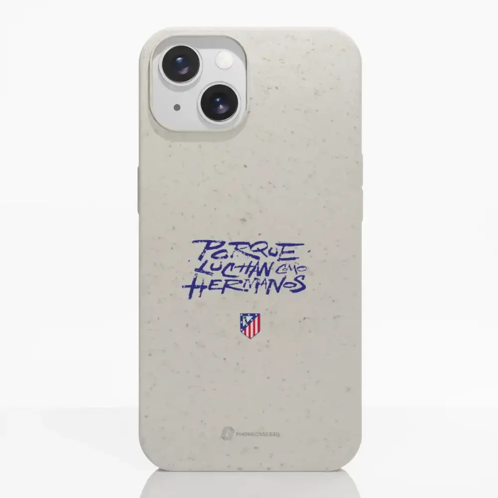 Atletico Madrid Official Compostable Phone Case Hermanos Slogan - Image 14