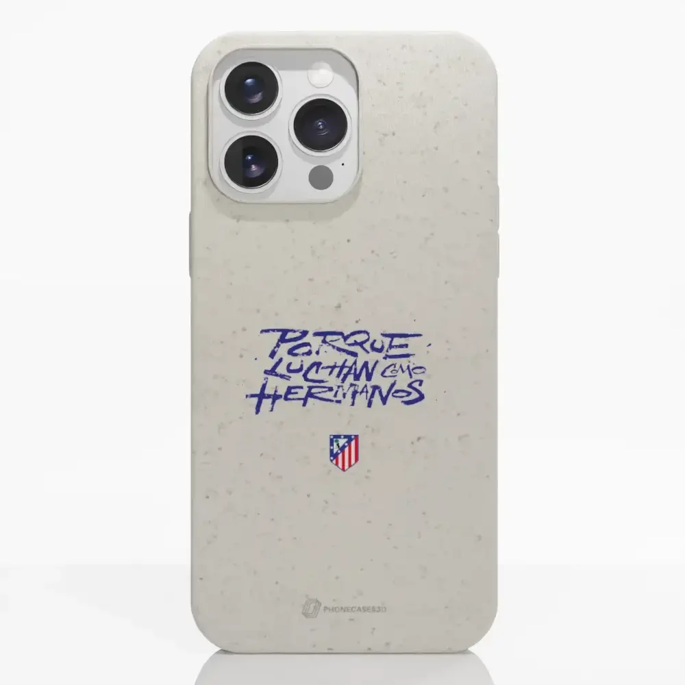 Atletico Madrid Official Compostable Phone Case Hermanos Slogan - Image 17