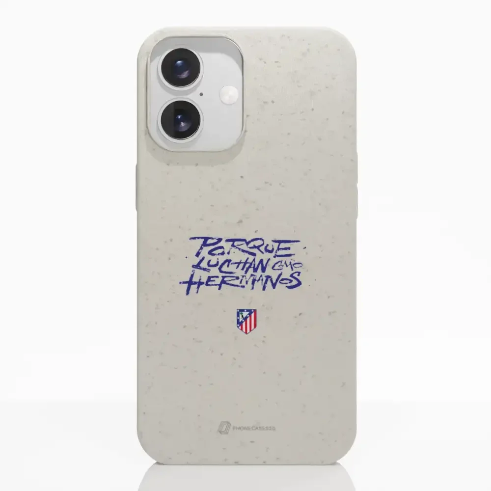 Atletico Madrid Official Compostable Phone Case Hermanos Slogan - Image 18