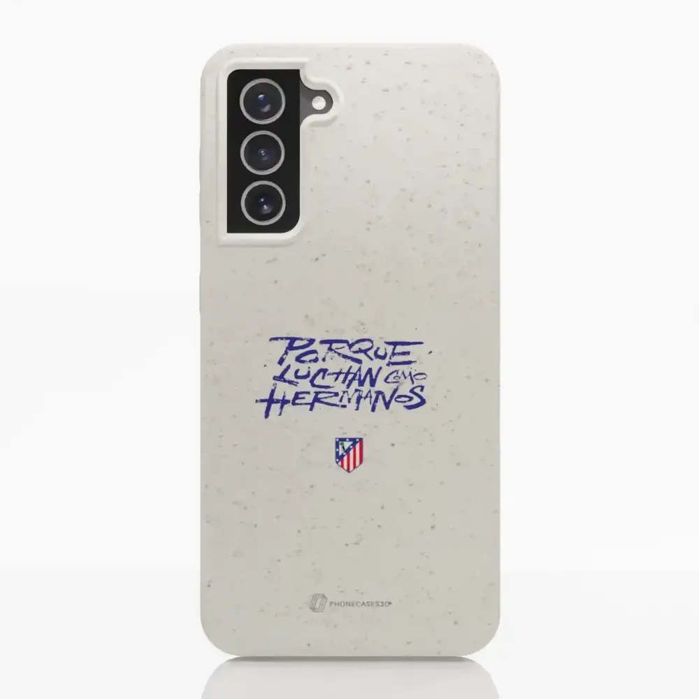 Atletico Madrid Official Compostable Phone Case Hermanos Slogan - Image 24
