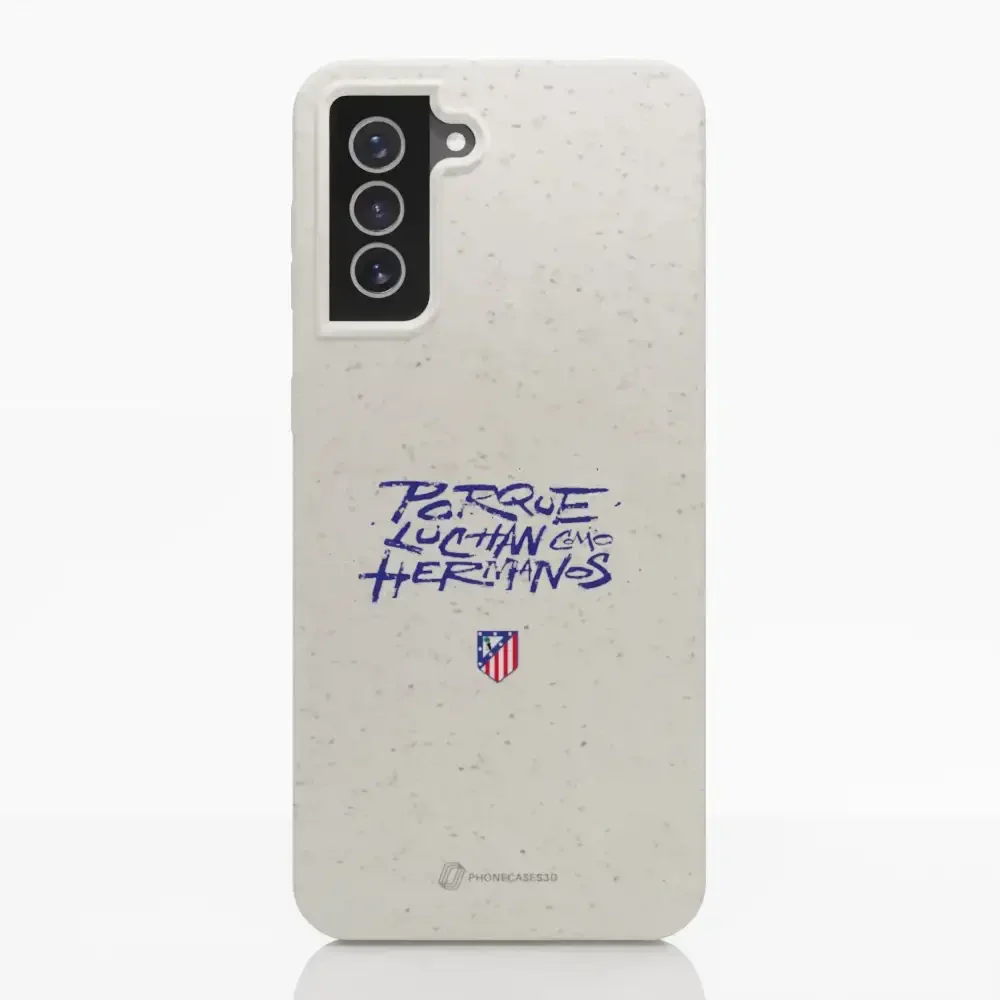 Atletico Madrid Official Compostable Phone Case Hermanos Slogan - Image 25