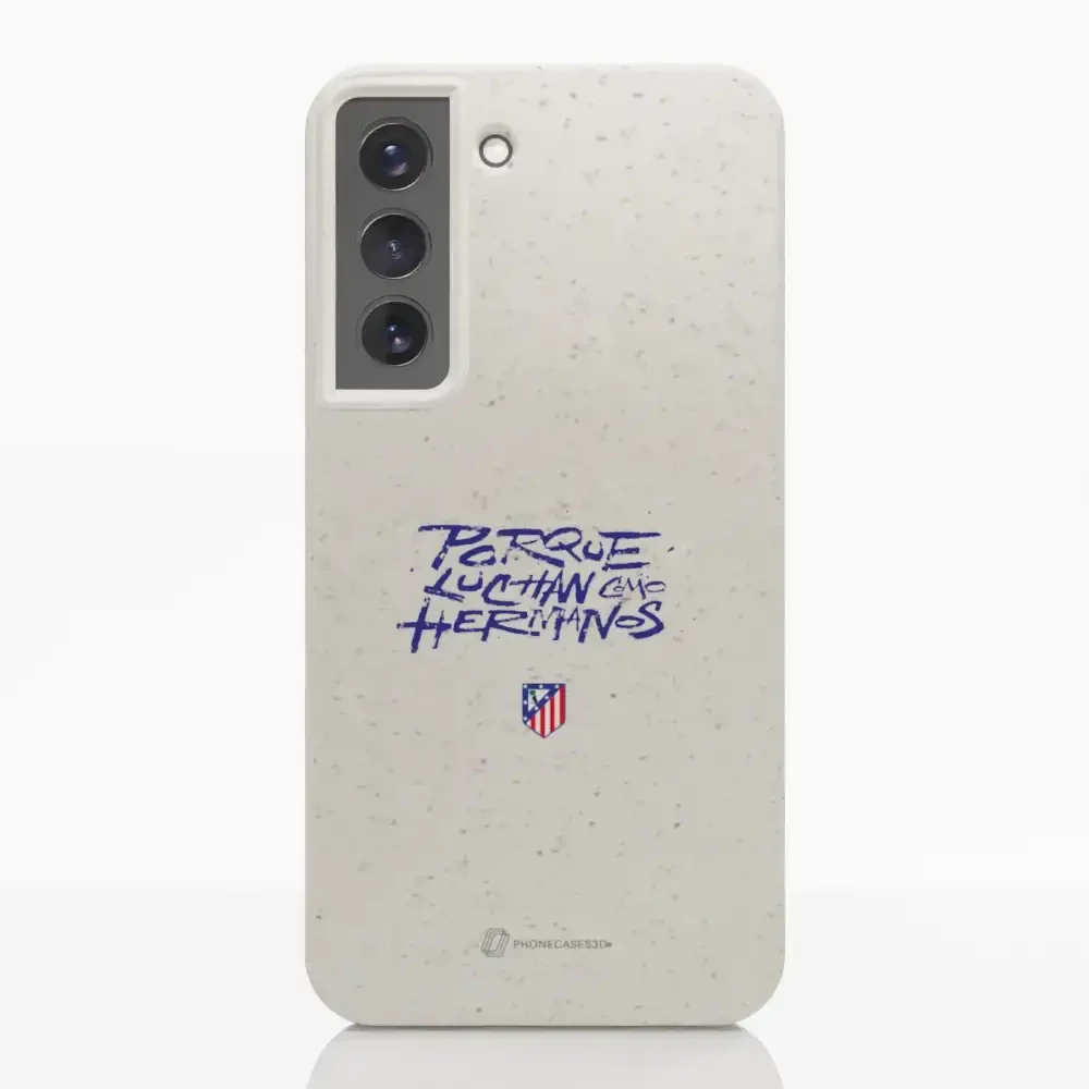 Atletico Madrid Official Compostable Phone Case Hermanos Slogan - Image 27