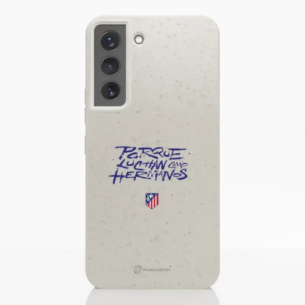 Atletico Madrid Official Compostable Phone Case Hermanos Slogan - Image 28