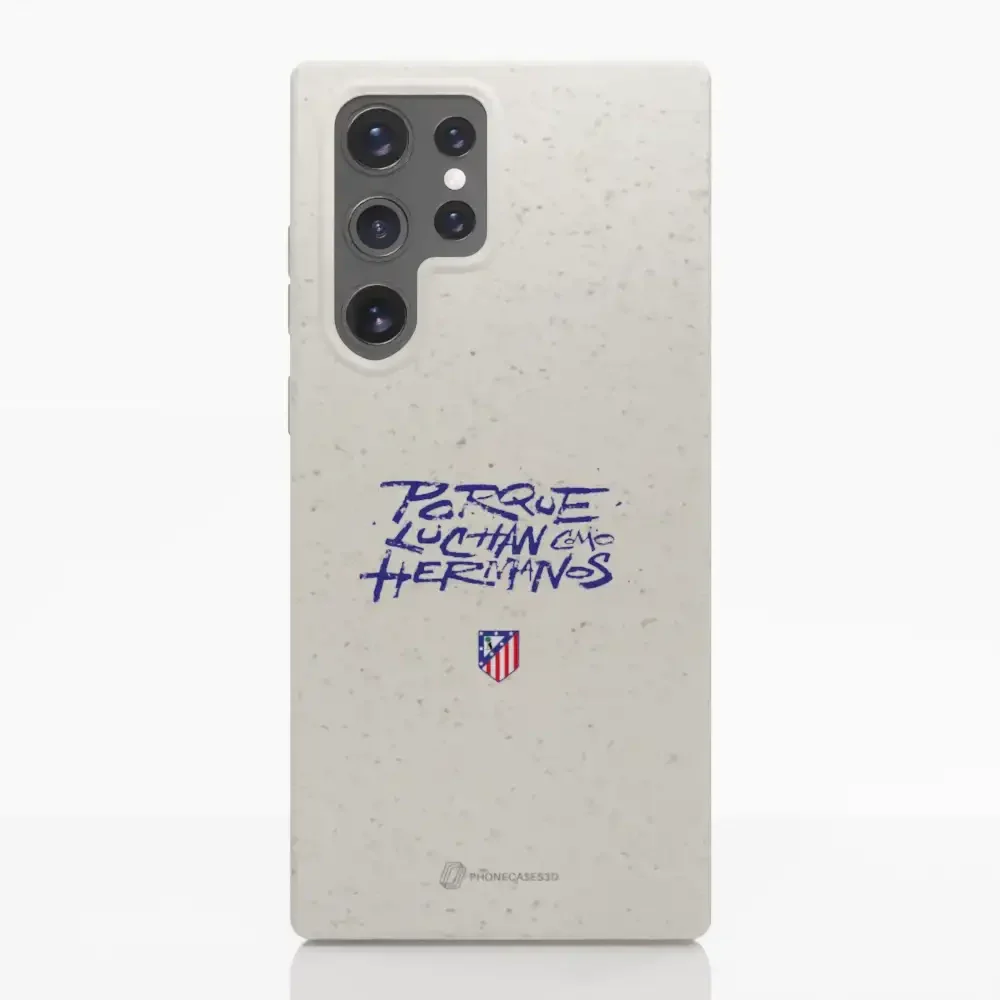 Atletico Madrid Official Compostable Phone Case Hermanos Slogan - Image 29