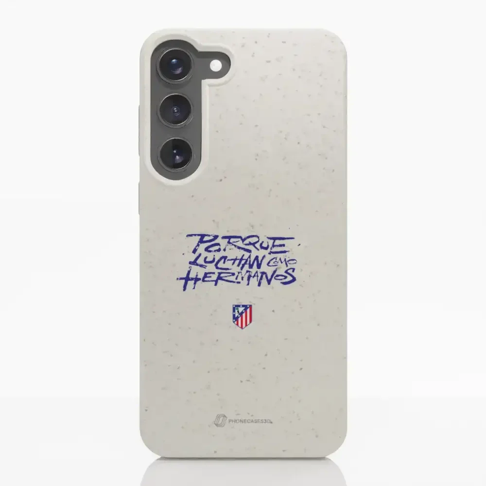 Atletico Madrid Official Compostable Phone Case Hermanos Slogan - Image 30