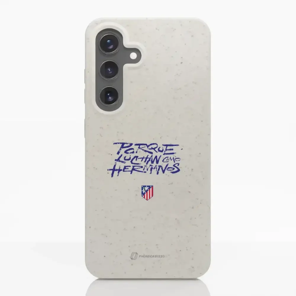 Atletico Madrid Official Compostable Phone Case Hermanos Slogan - Image 33