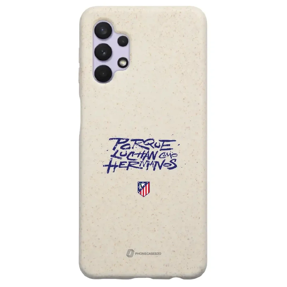 Atletico Madrid Official Compostable Phone Case Hermanos Slogan - Image 39