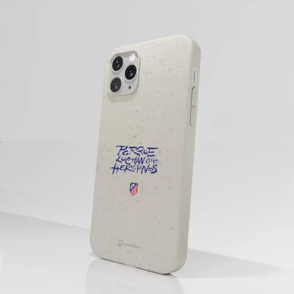 Atletico Madrid Official Compostable Phone Case Hermanos Slogan - Image 46