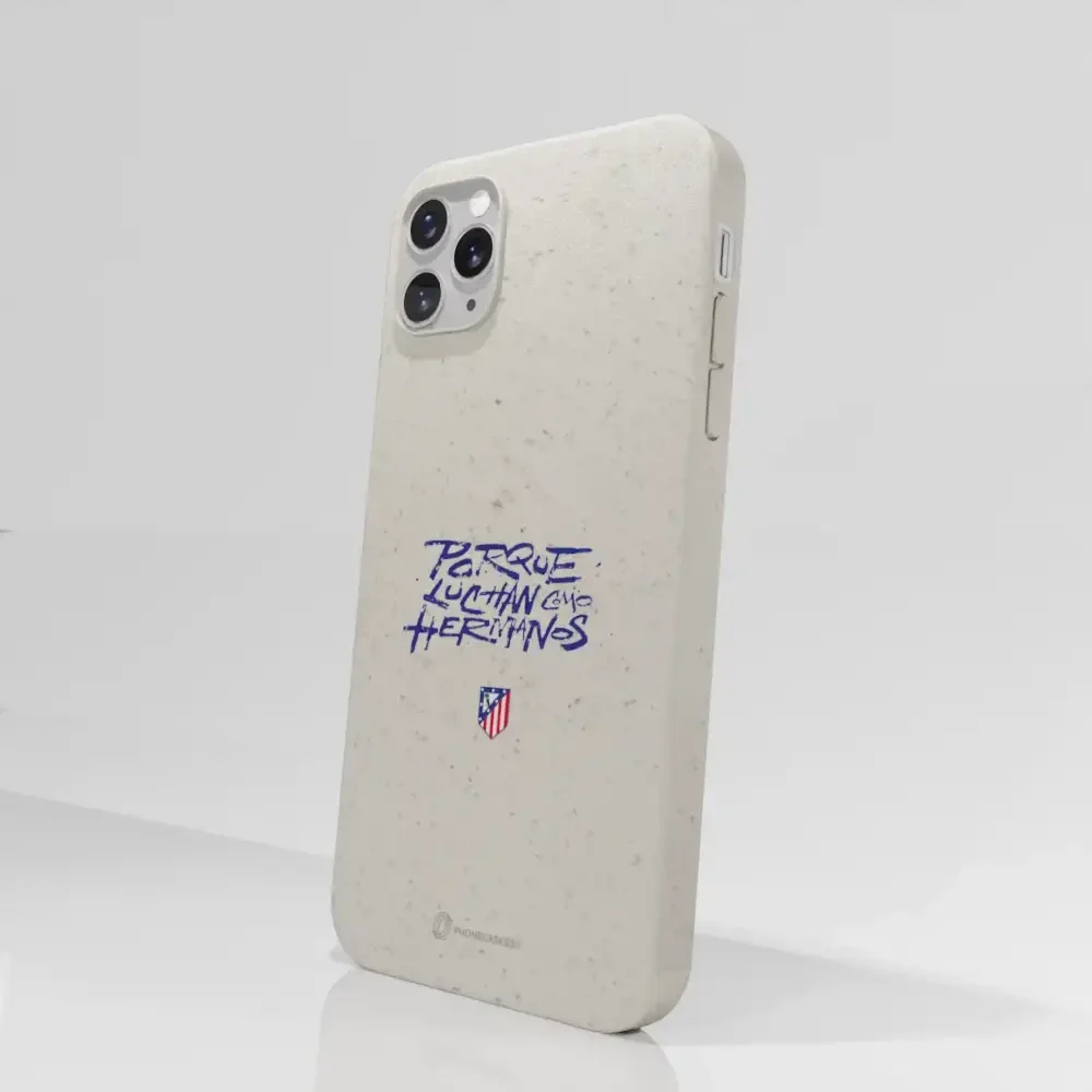 Atletico Madrid Official Compostable Phone Case Hermanos Slogan - Image 47