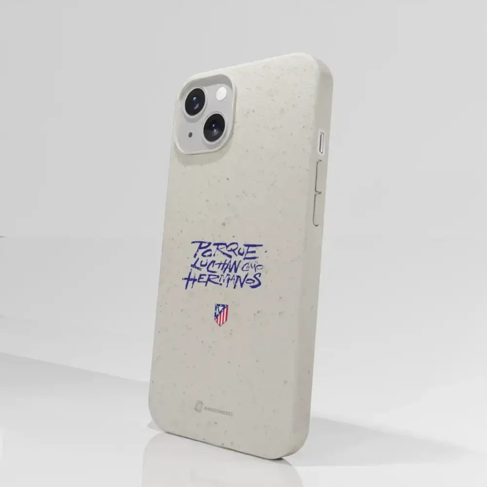 Atletico Madrid Official Compostable Phone Case Hermanos Slogan - Image 51