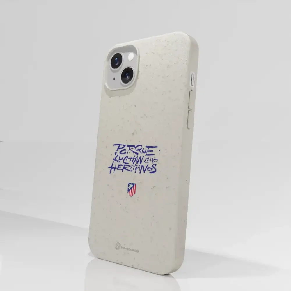 Atletico Madrid Official Compostable Phone Case Hermanos Slogan - Image 55