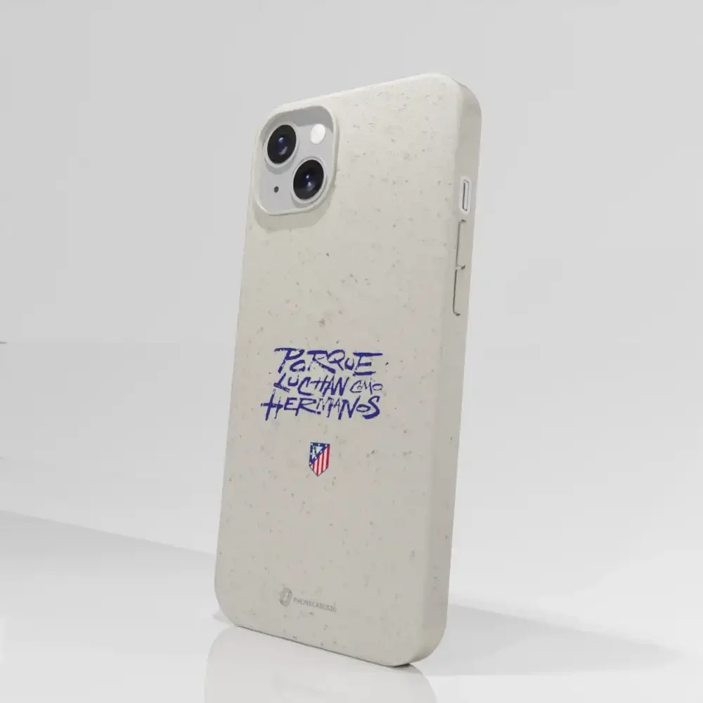 Atletico Madrid Official Compostable Phone Case Hermanos Slogan - Image 59