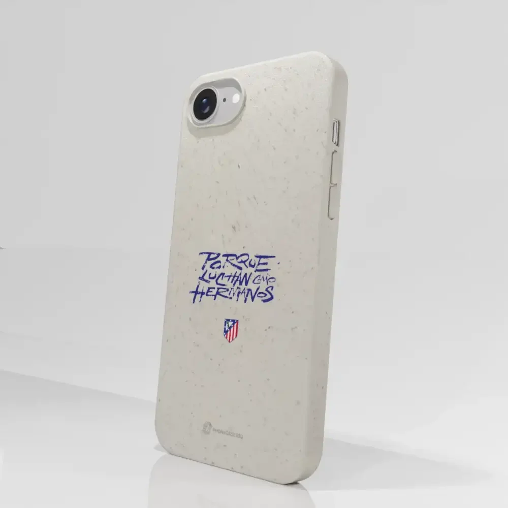 Atletico Madrid Official Compostable Phone Case Hermanos Slogan - Image 63