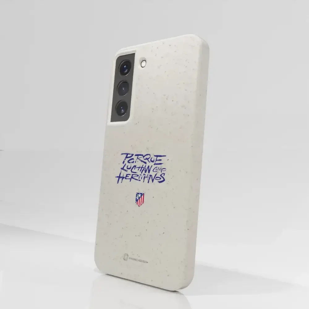 Atletico Madrid Official Compostable Phone Case Hermanos Slogan - Image 70