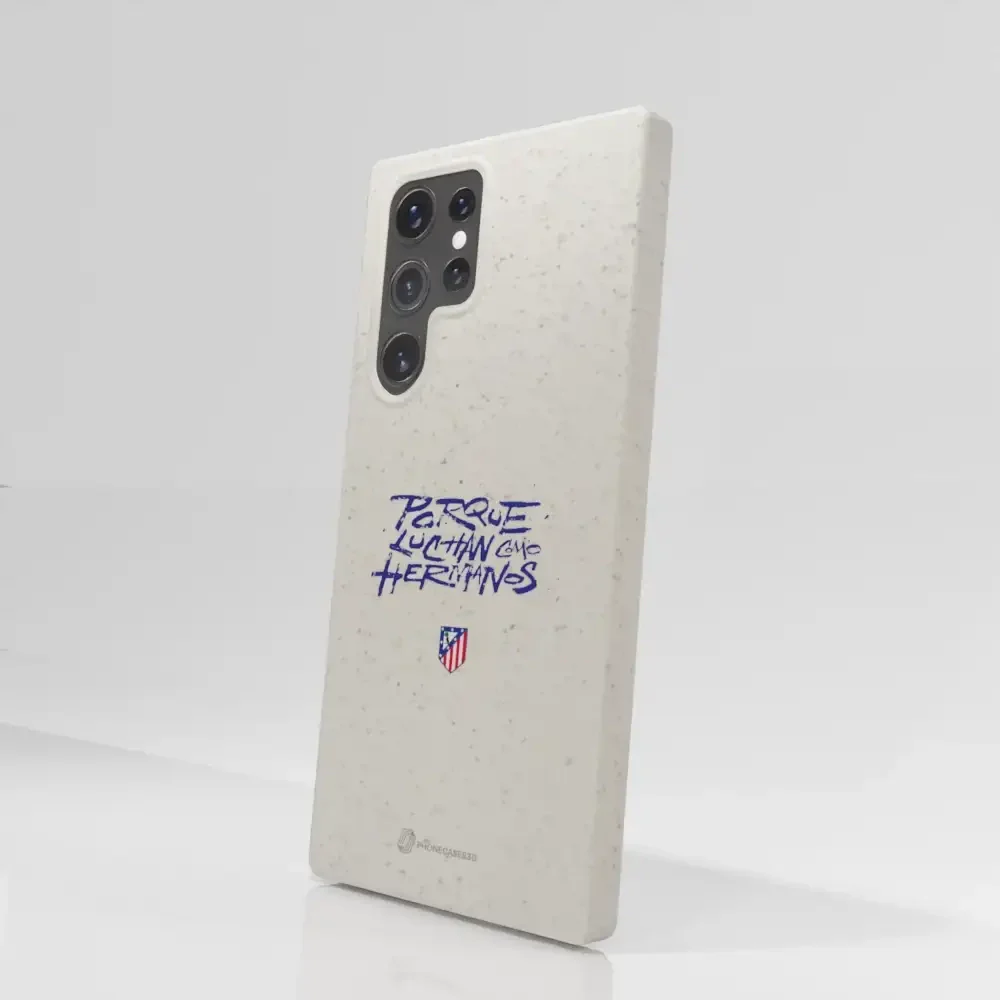 Atletico Madrid Official Compostable Phone Case Hermanos Slogan - Image 72