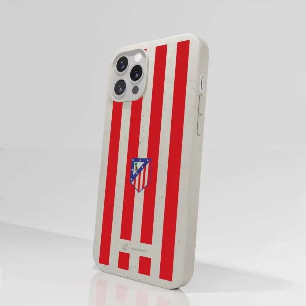 Atletico Madrid Official Compostable Phone Case Home Jersey Crest - Image 49