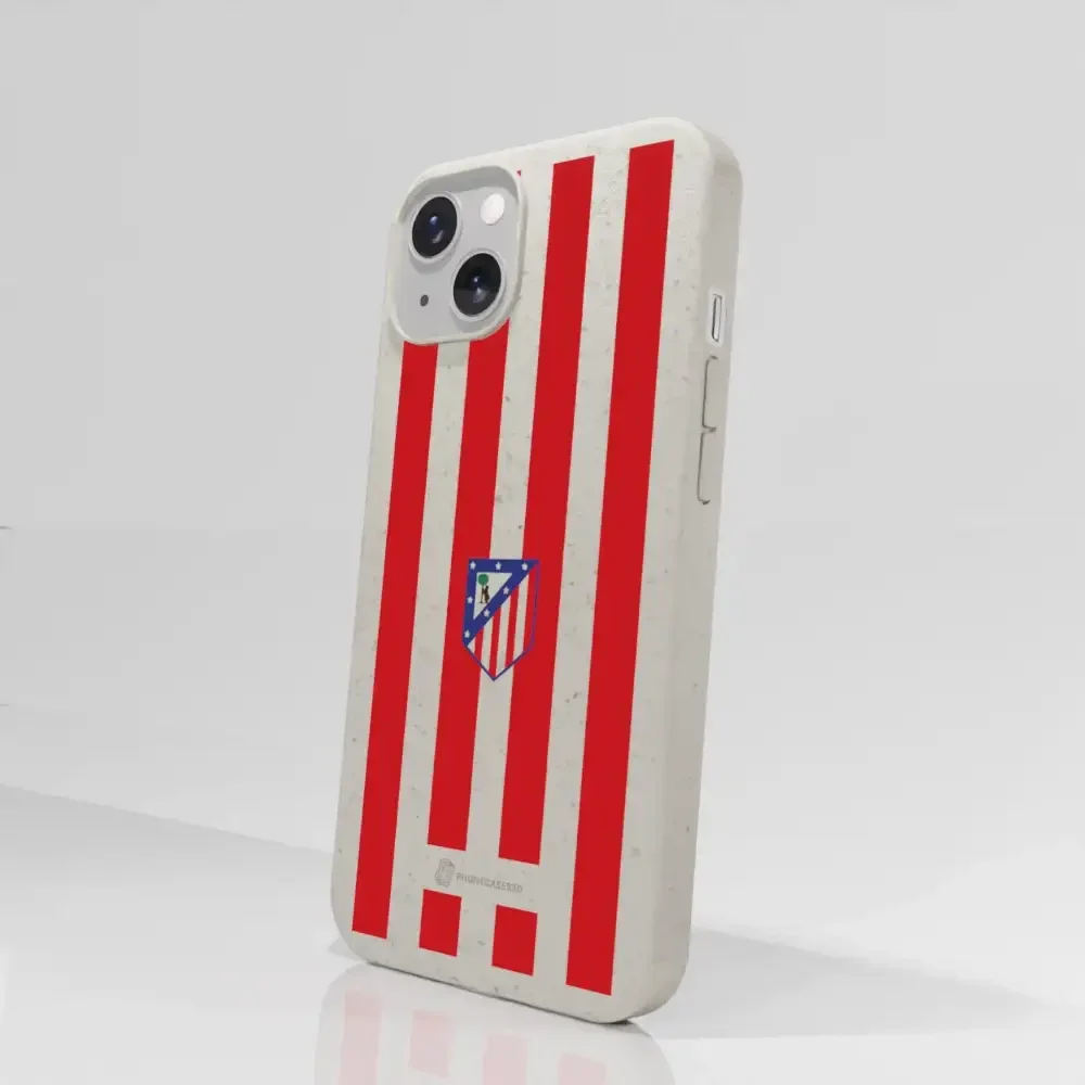 Atletico Madrid Official Compostable Phone Case Home Jersey Crest - Image 51