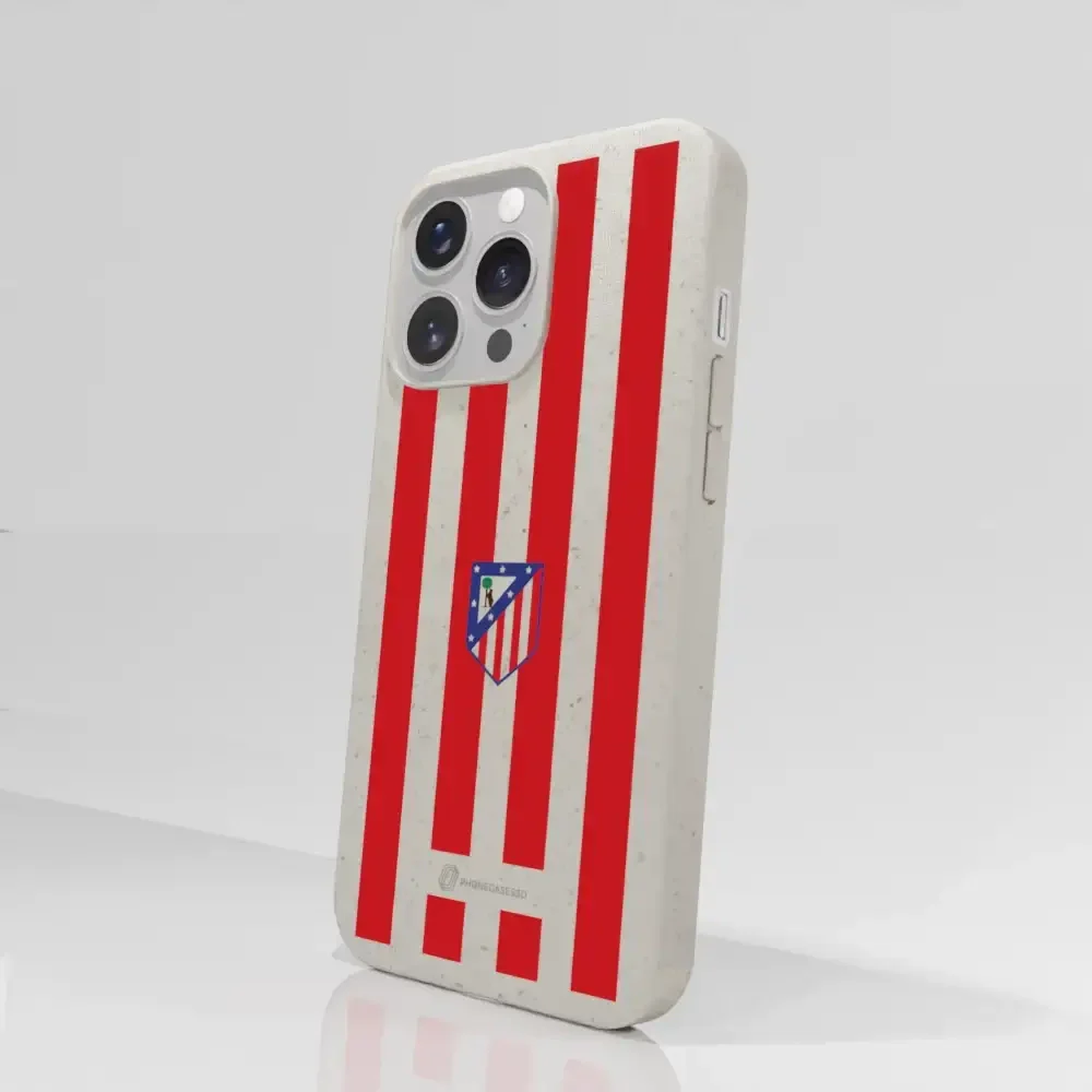 Atletico Madrid Official Compostable Phone Case Home Jersey Crest - Image 52
