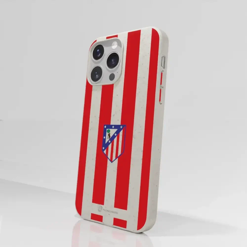 Atletico Madrid Official Compostable Phone Case Home Jersey Crest - Image 57