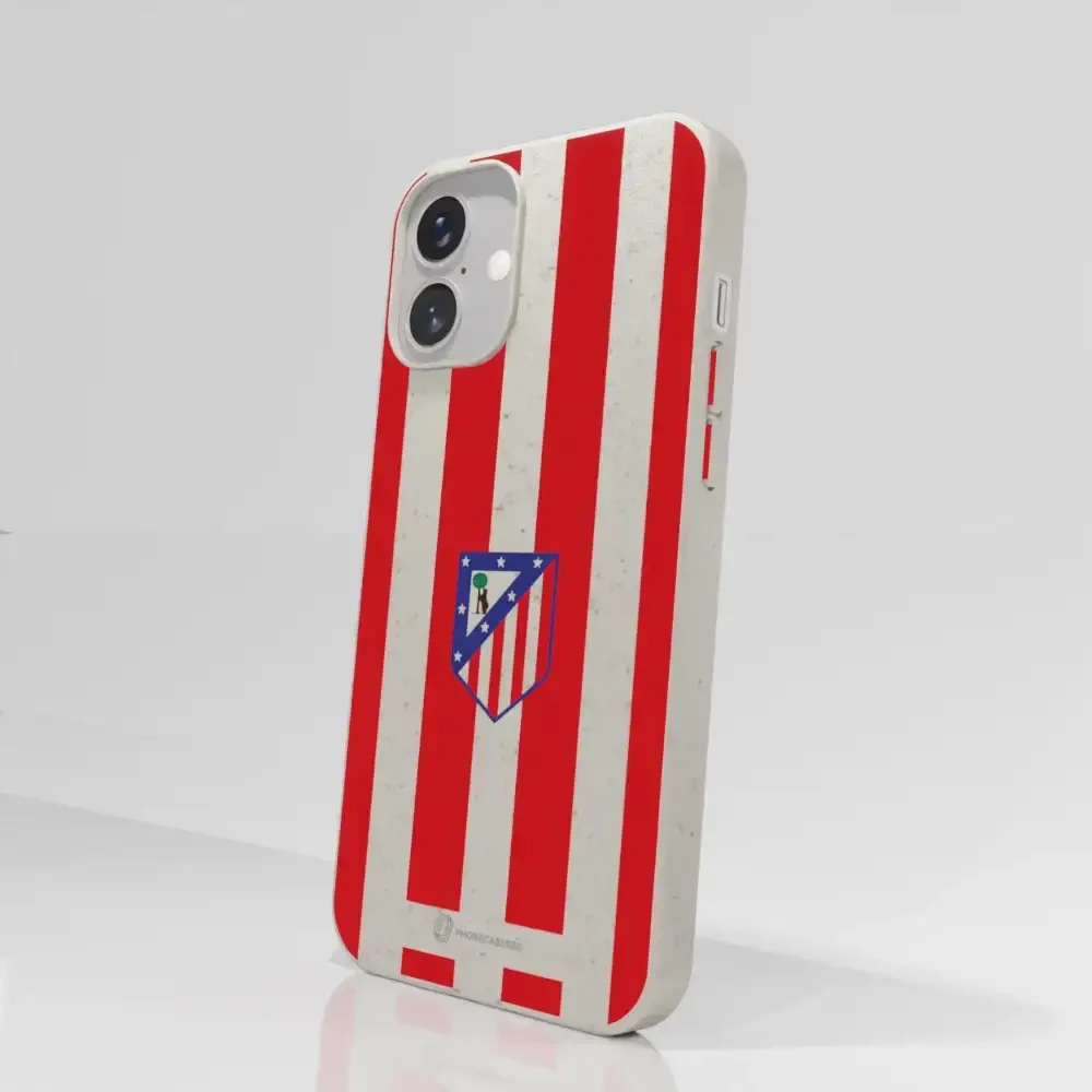 Atletico Madrid Official Compostable Phone Case Home Jersey Crest - Image 64