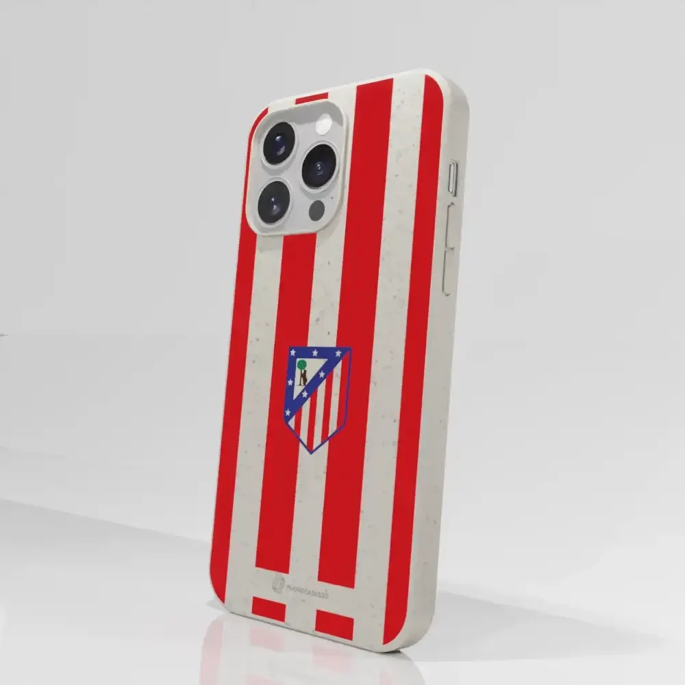 Atletico Madrid Official Compostable Phone Case Home Jersey Crest - Image 66