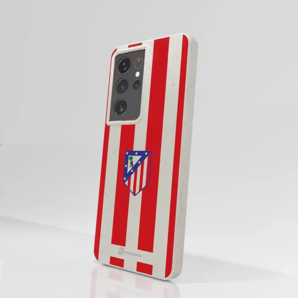 Atletico Madrid Official Compostable Phone Case Home Jersey Crest - Image 69